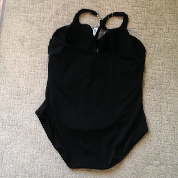 Fig Leaves Illusion Firm-Control One-Piece Swimsuit 22 NWT - Picture 2 of 9